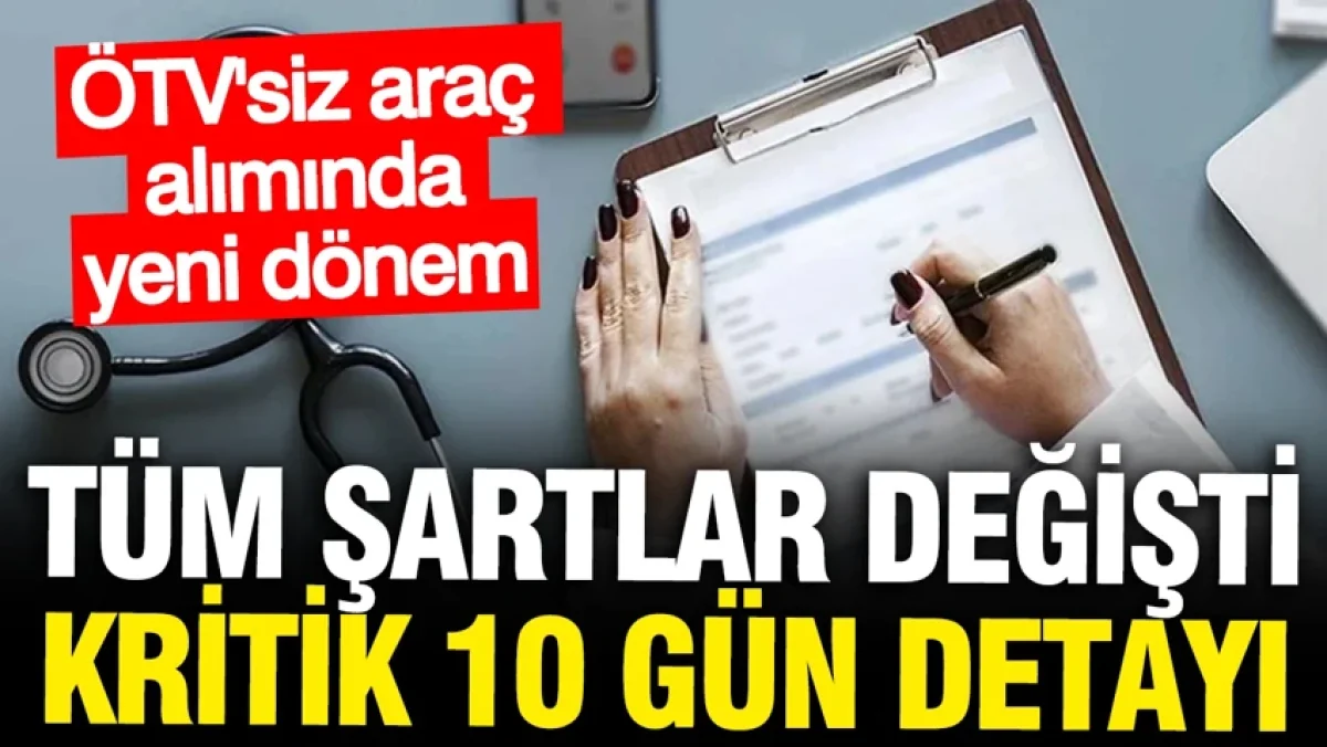 Çalışanlar ve engellileri ilgilendiriyor: Rapor alma süreci tamamen değişti, sadece 10 güne indi