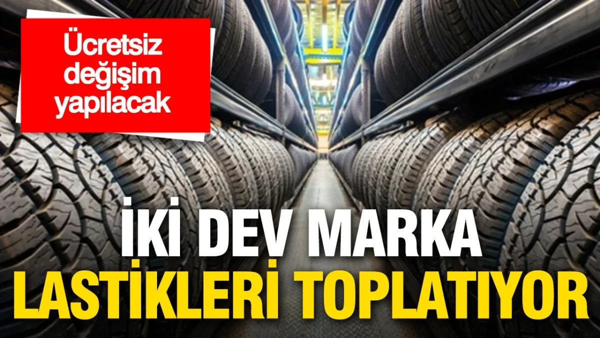    Anasayfa Gündem Ücretsiz değişim yapılacak: İki dev marka güvenlik sebebiyle riskli lastikleri toplatıyor